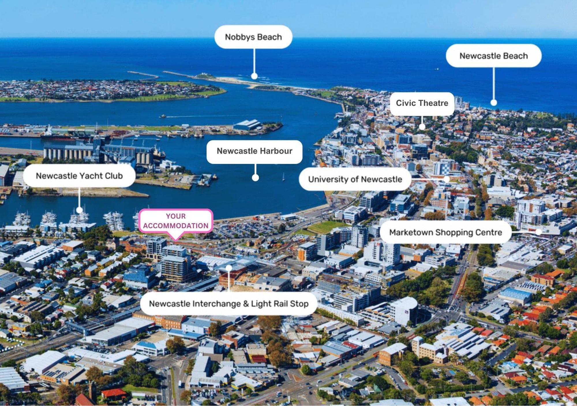Harbour Towers, Newcastle'S Elite Apartment Stays, Free Parking & Tram Access Экстерьер фото